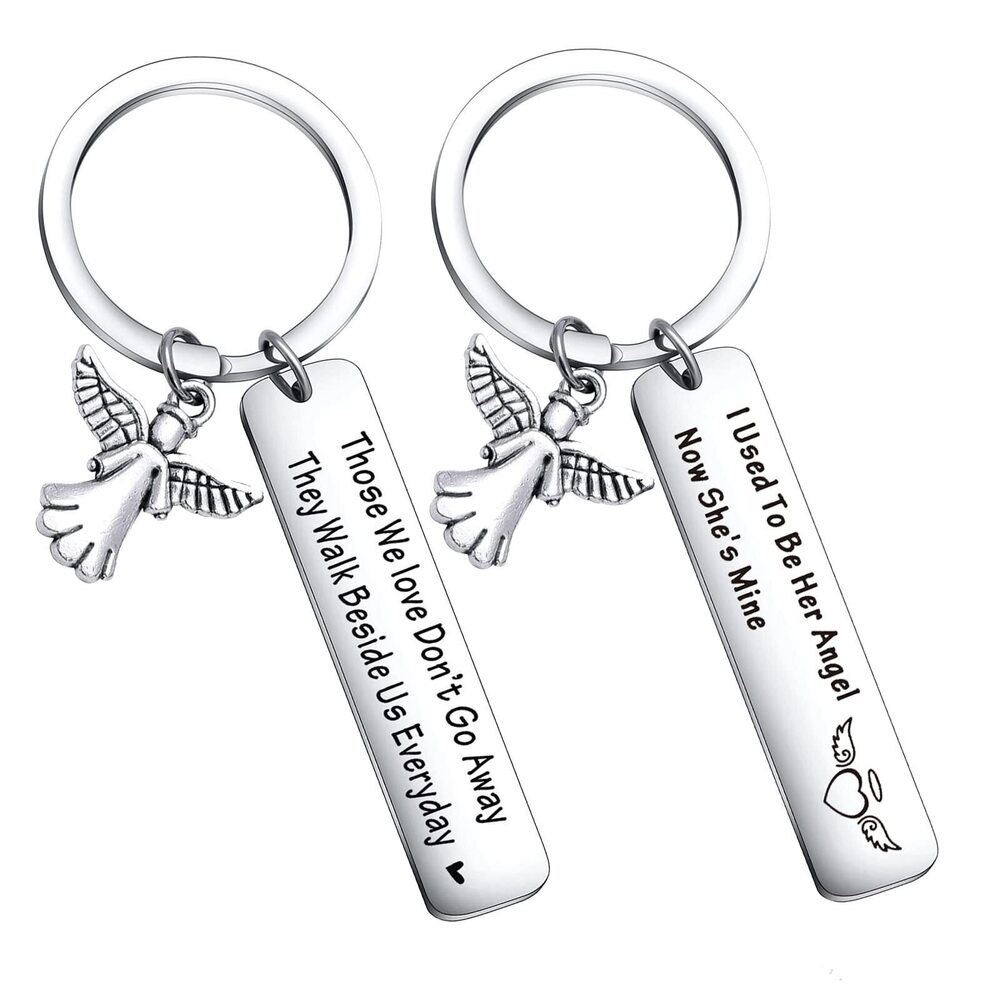 8885 Bundle – 2 Items: Bereavement Keychain and Mom Memorial Keychain